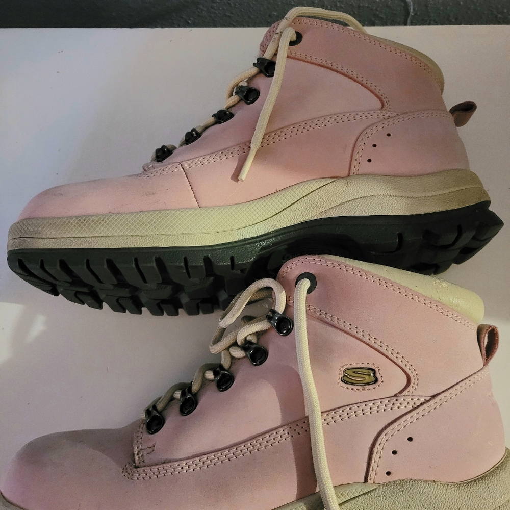 Skechers Pink Ankle Boots